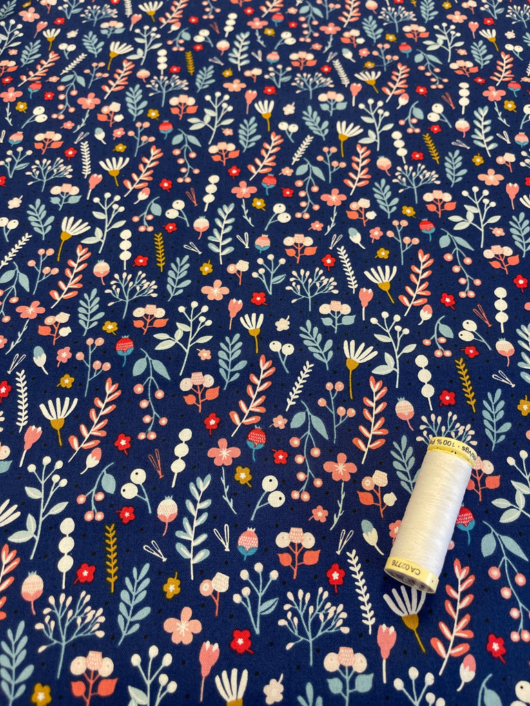 Forest Talk - Mountain Flora - Blue/Pink
