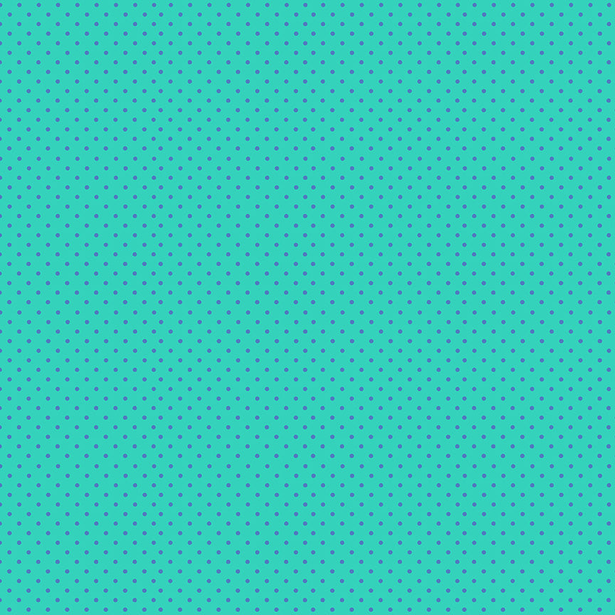 Spot - Turquoise and Navy