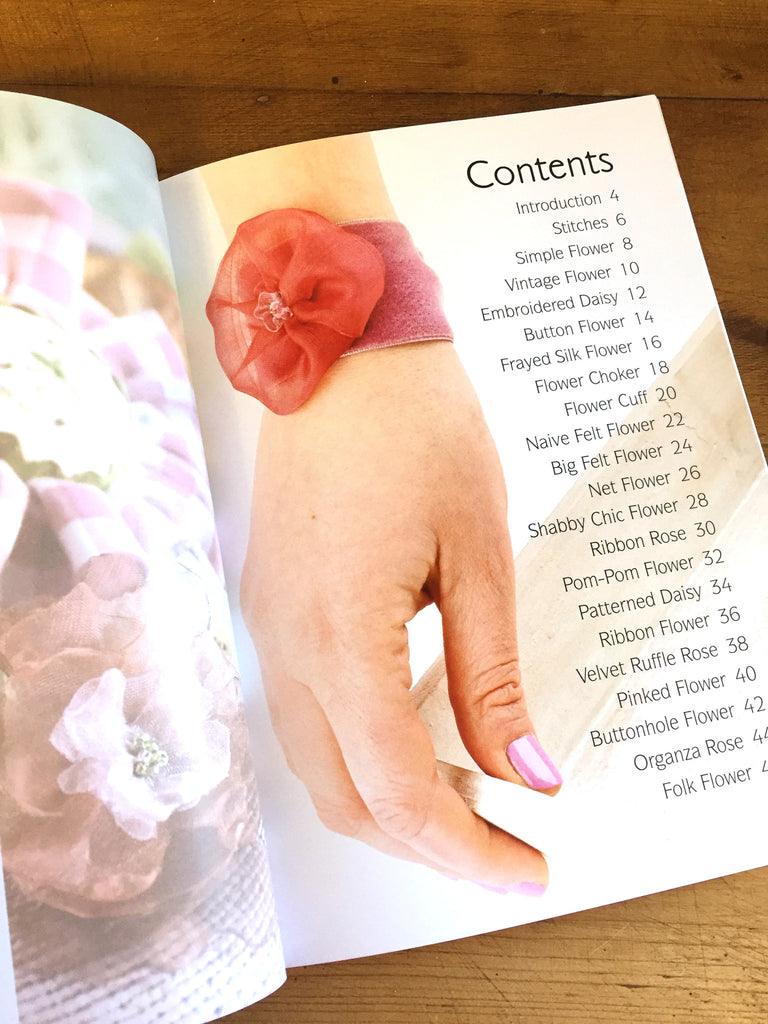 Fabric Flowers by Kate Haxell - Craftyangel