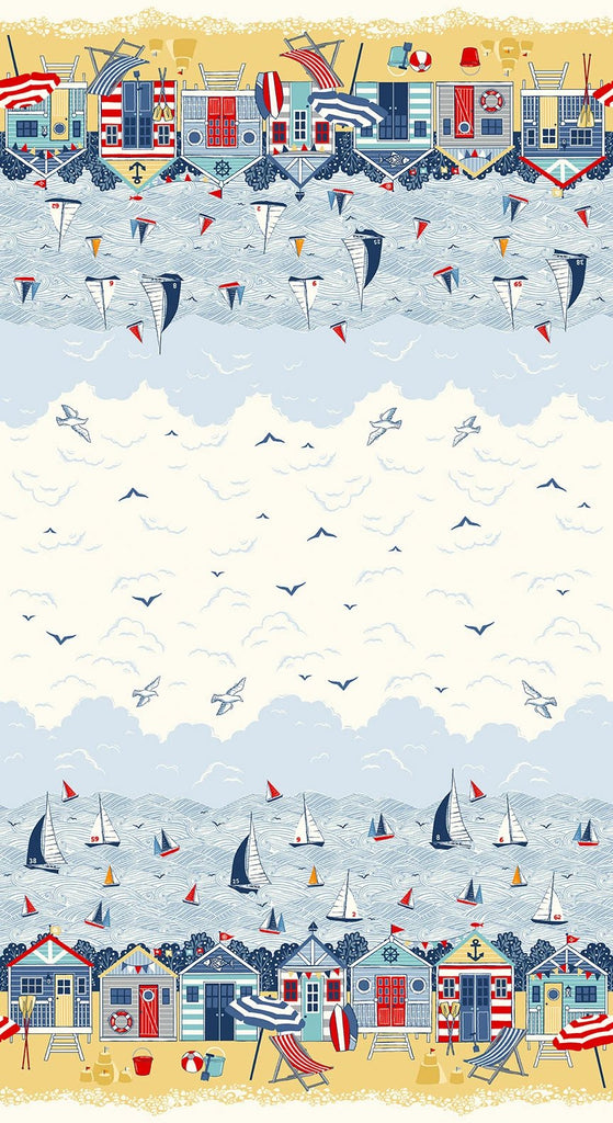 Sail Away - Scenic double border print
