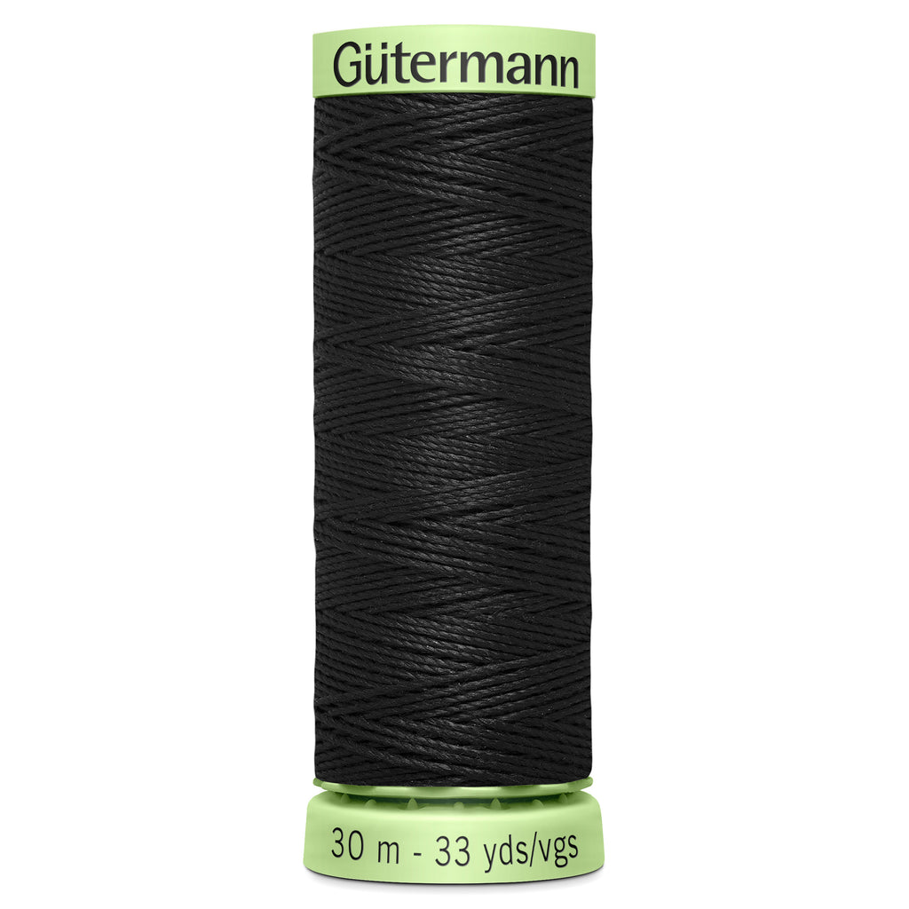 Gutermann Top Stitch Thread: 30m - Col: BLACK