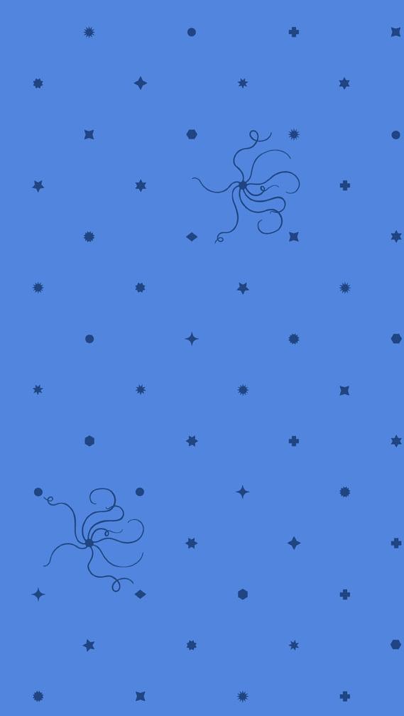 Sun Prints - Diatom - Hydrangea - Blue