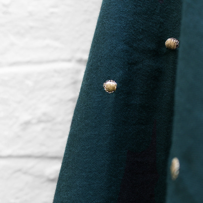 Atelier Brunette - Stardust Forest Fabric (Dark Green)