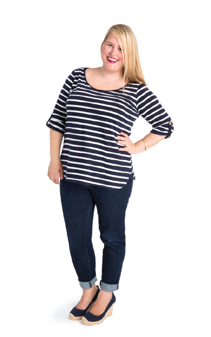 Cashmerette - Concord T-Shirt - Knit fabric - Craftyangel