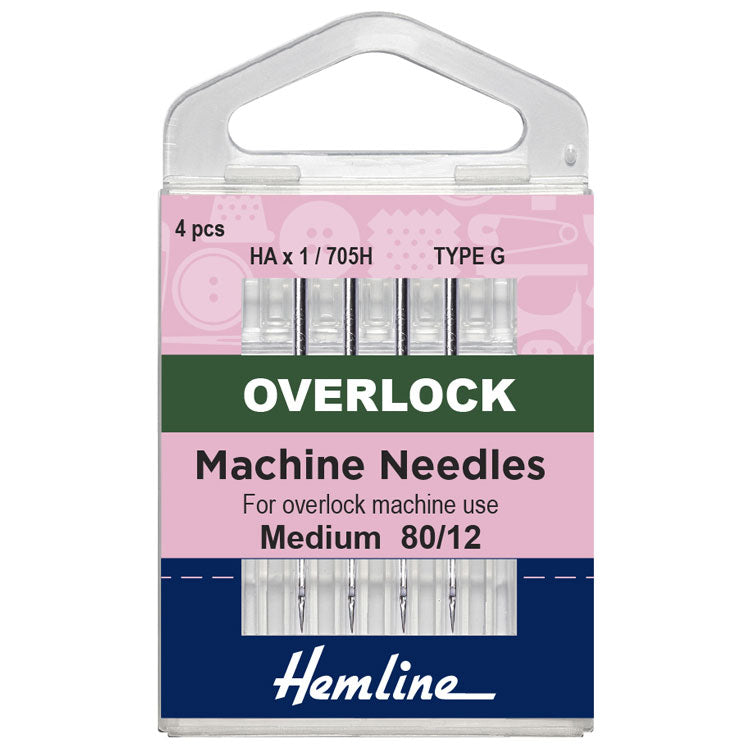 Overlocker/Serger Machine Needles - Type G: 80/12
