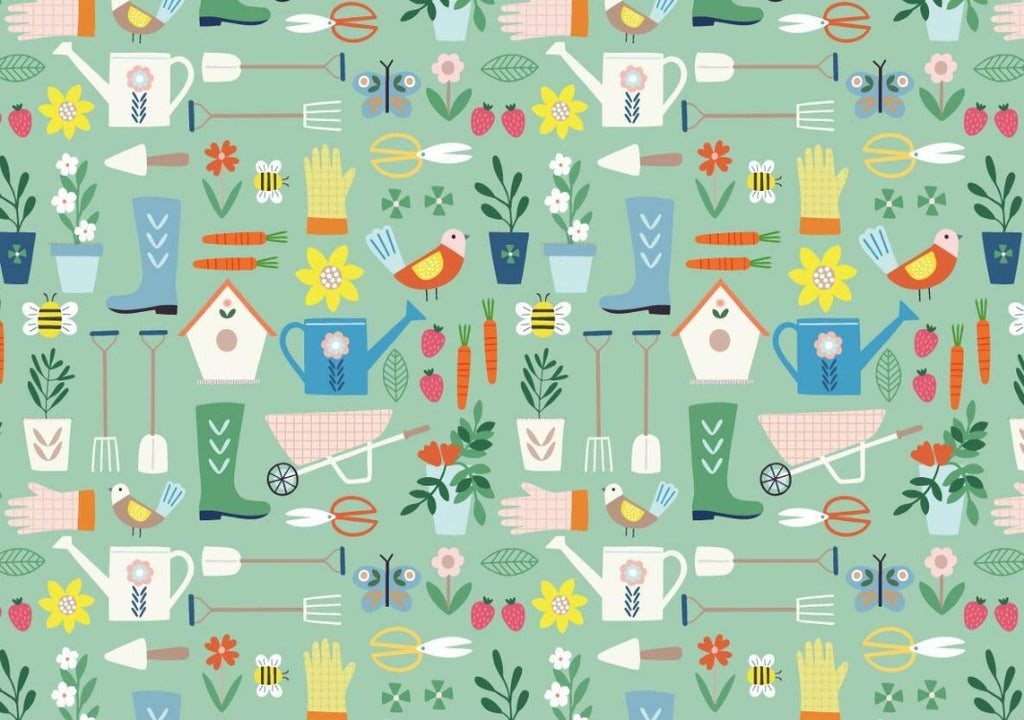 illustrations of gardening tools