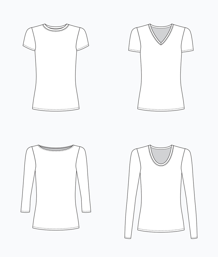 Grainline - Lark Tee pattern - Craftyangel