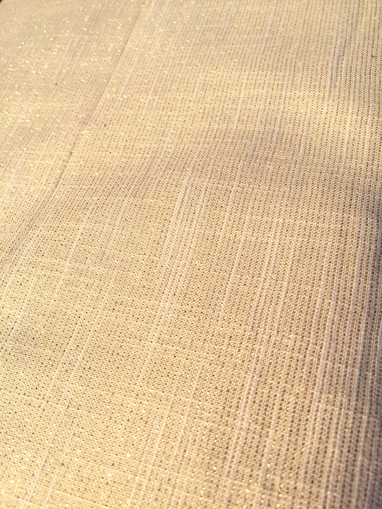 Manchester Metallics - Eggshell (cream shot with gold)