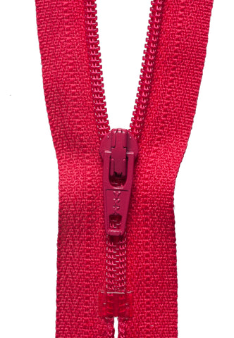 10"/25cm Nylon Skirt/Dress Zip - Red (519)