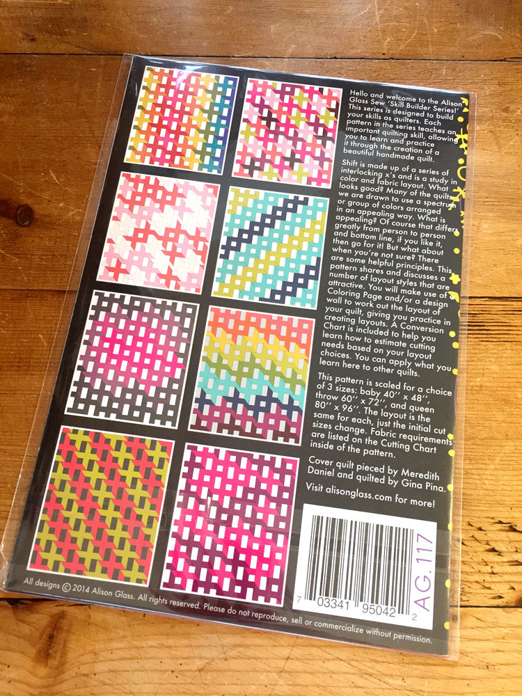 Alison Glass - Shift quilt pattern - Craftyangel