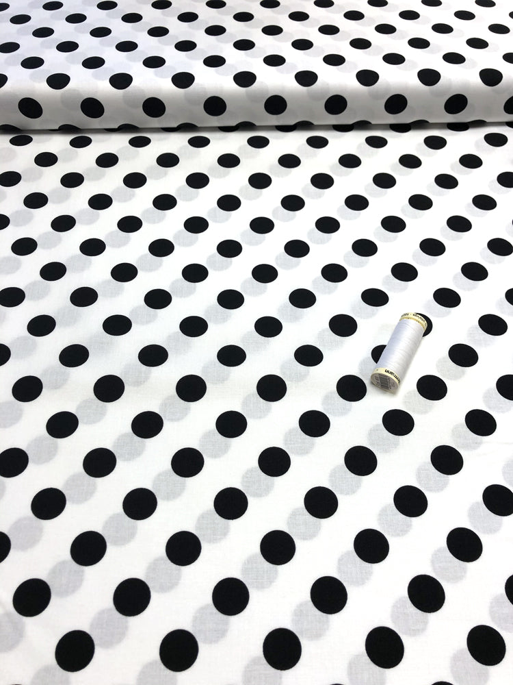 Linework - Pom Poms - black spots on white