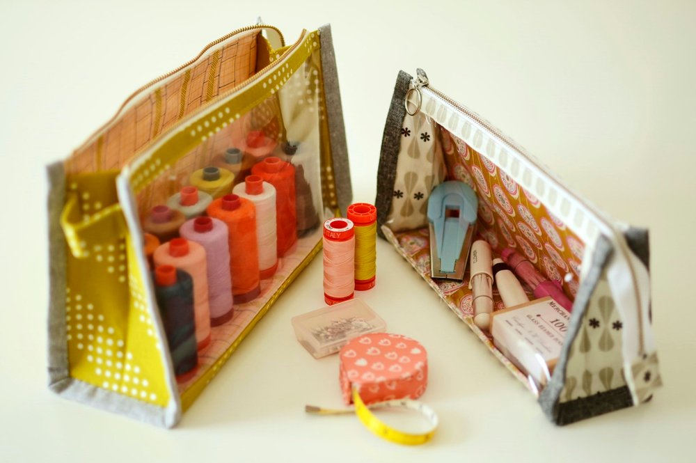 Boxy Clear Pouch by Aneela Hoey