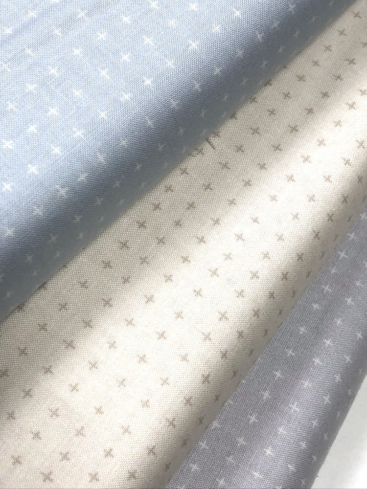 Cloud whites - Crosses - cream - Craftyangel