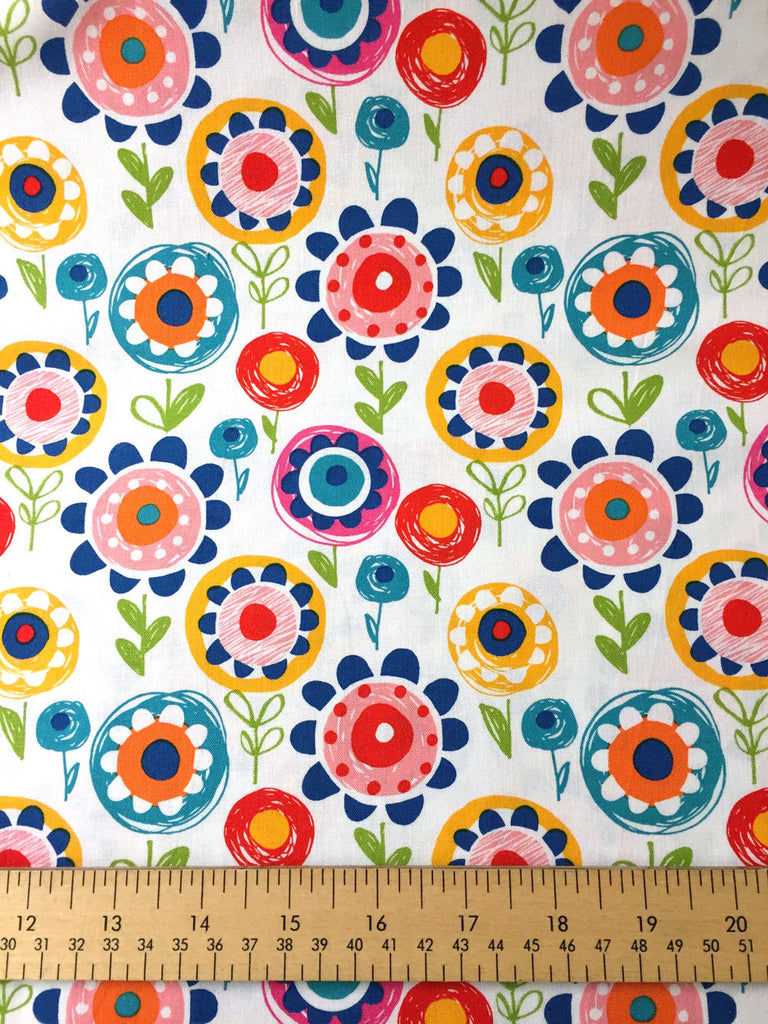 Dashwood - Crayon Floral - White