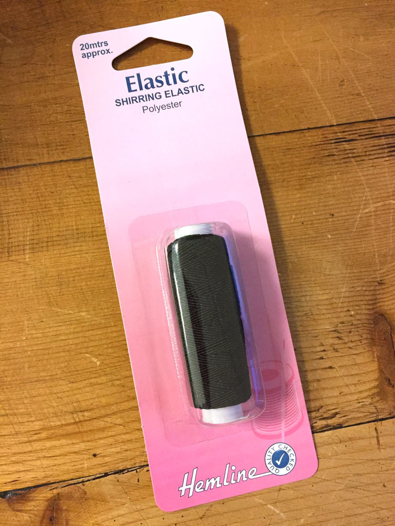 Shirring Elastic - Black