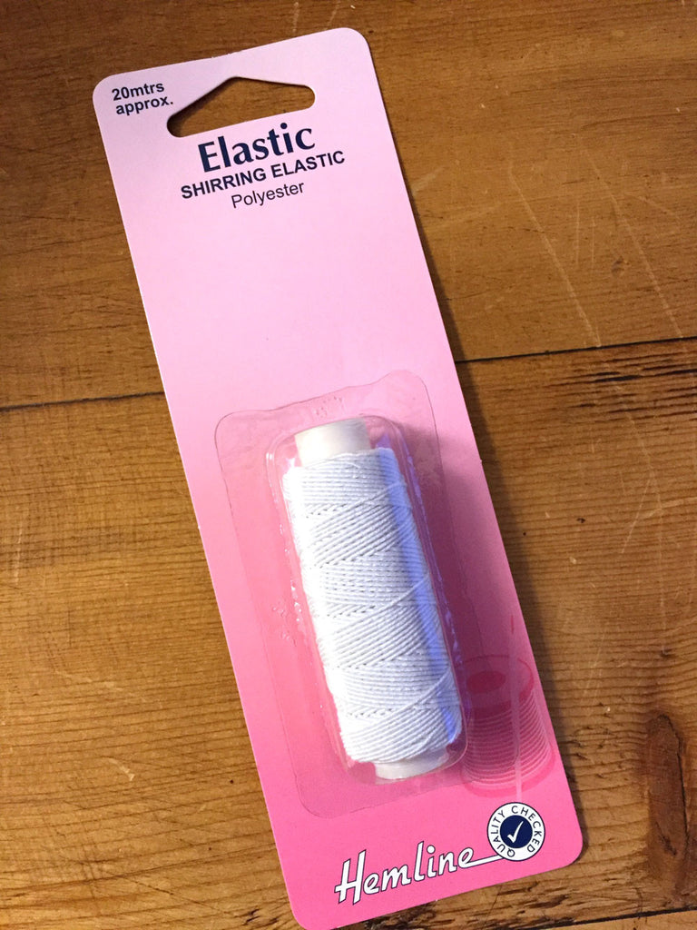 Shirring Elastic - White