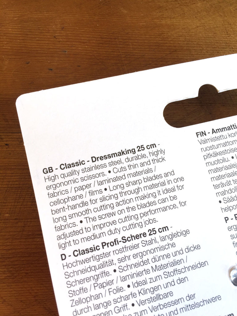 Fiskars Scissors - Classic Dressmaking - 25cm - Craftyangel