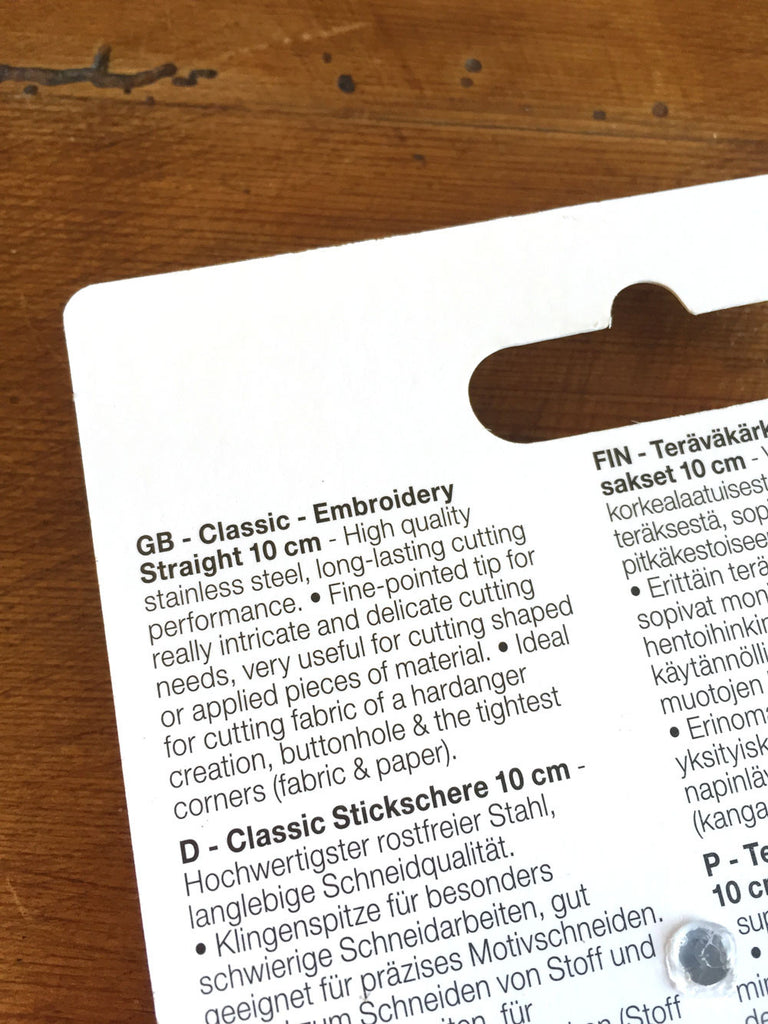 Fiskars Scissors - Classic Embroidery - 10cm - Craftyangel