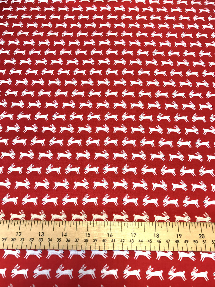 Forest Talk - Rabbits - Red