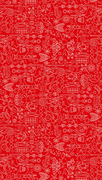 Sun Prints 2019 - Hearts - Orange/Red