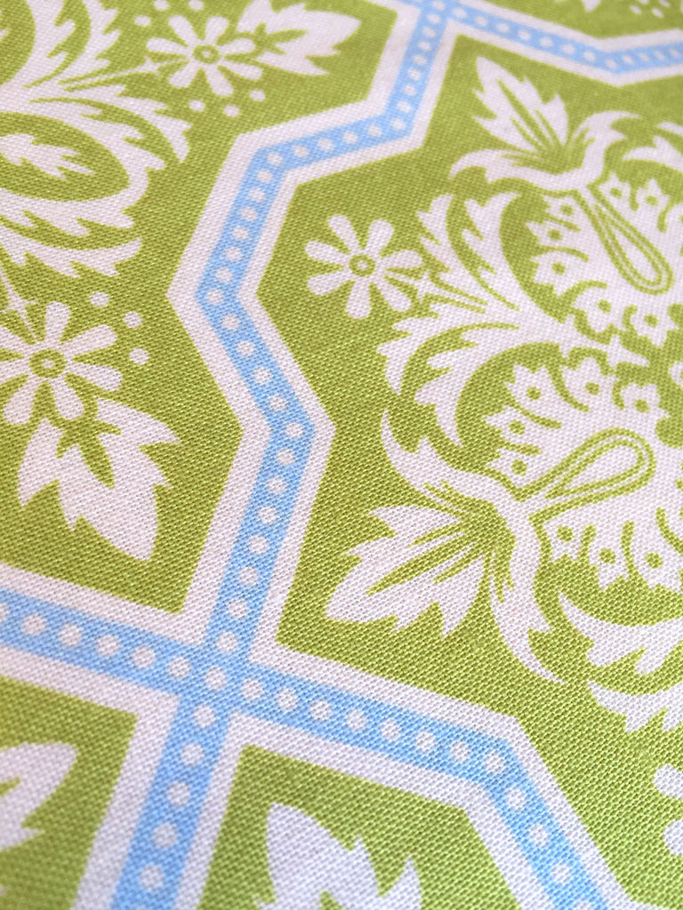 Heirloom - Tile Flourish - Green - Craftyangel