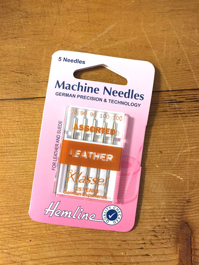 Sewing machine needles - Leather