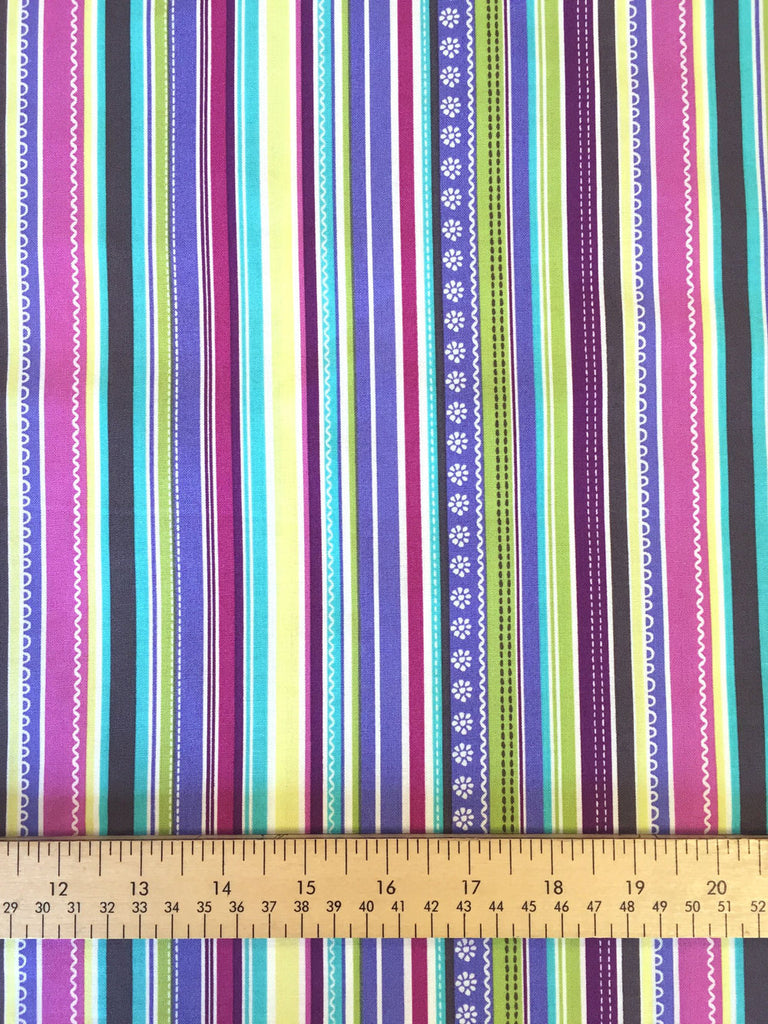 Michael Miller - Pretty Stripe - Grey