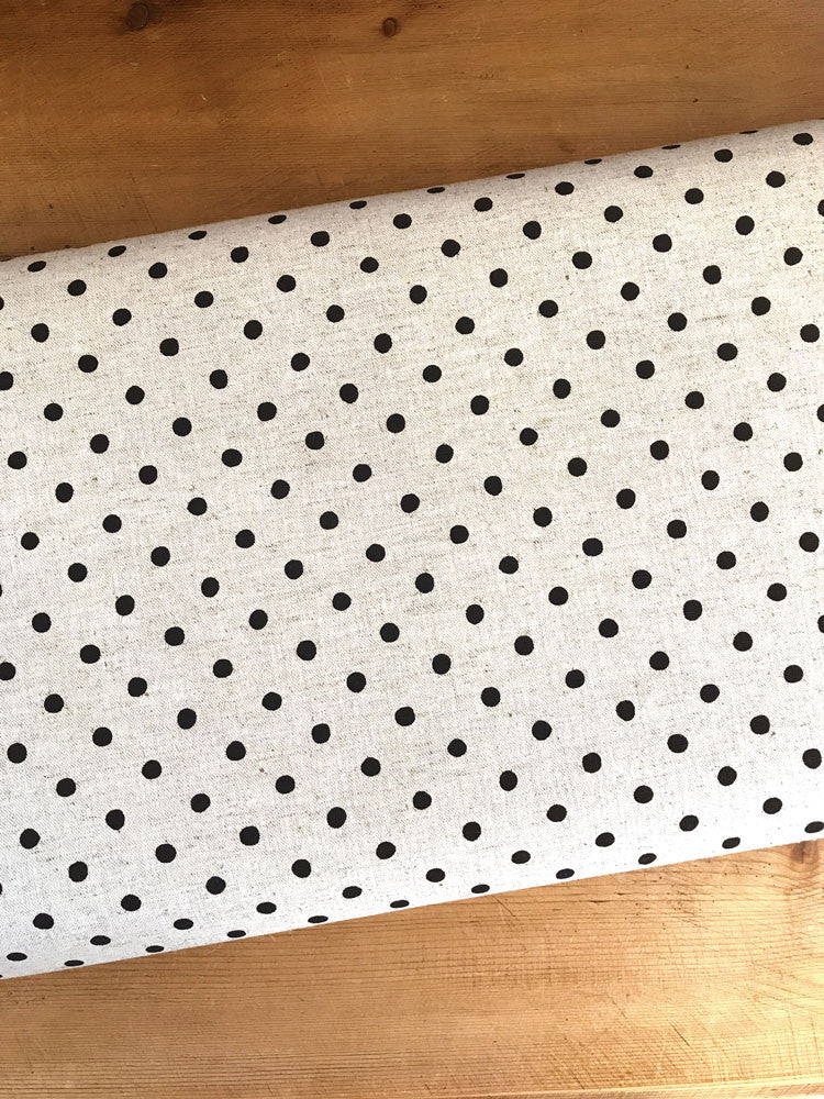 Sevenberry - Linen - Natural with black Spot - Craftyangel