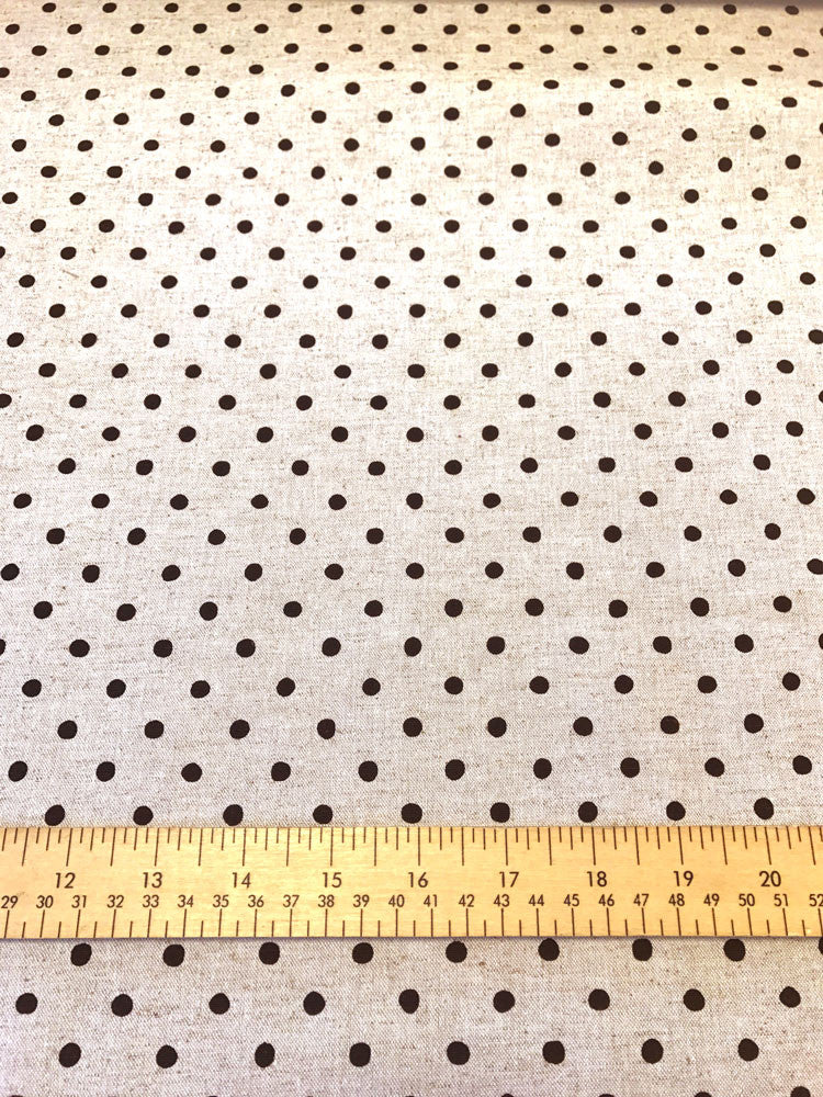Sevenberry - Linen - Natural with black Spot - Craftyangel