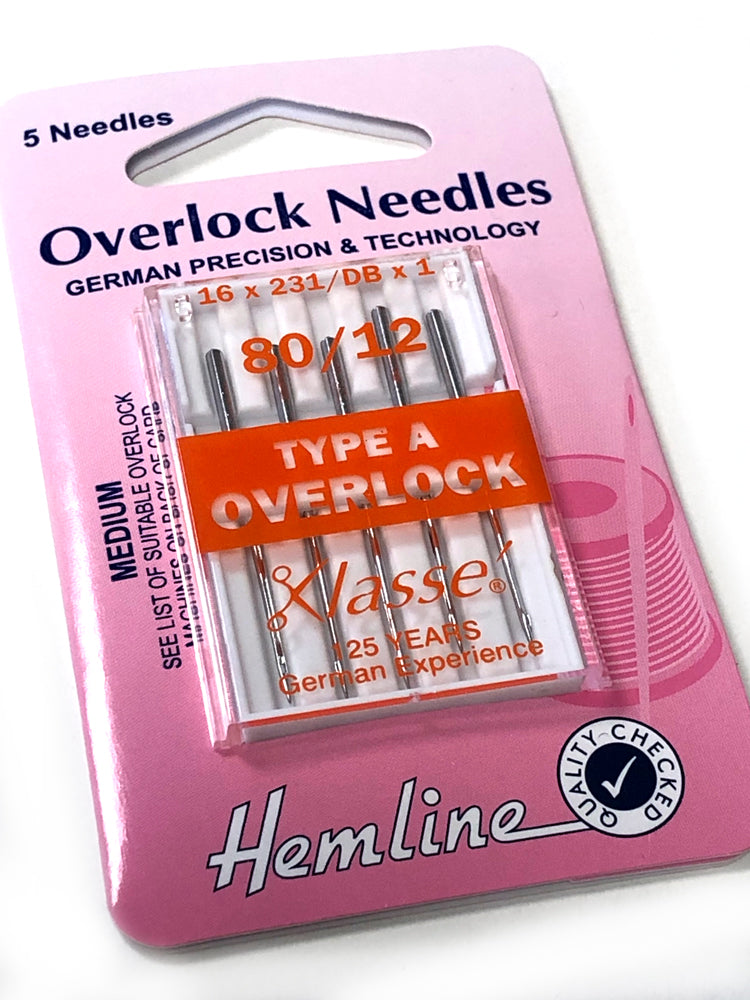 Overlocker/Serger Machine Needles - Type A 80/12