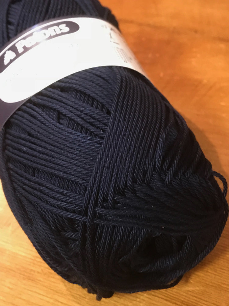 Patons 100% Cotton DK - Navy Blue (2124)
