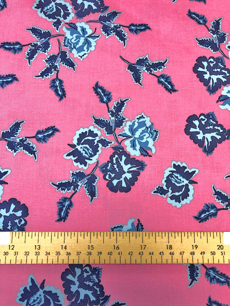 Nordic Garden Dream - Nyperoser - Pink/Blue (floral) - Craftyangel
