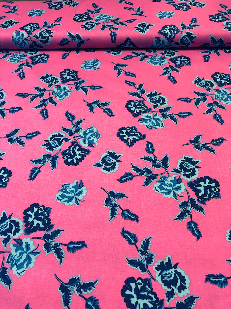 Nordic Garden Dream - Nyperoser - Pink/Blue (floral)