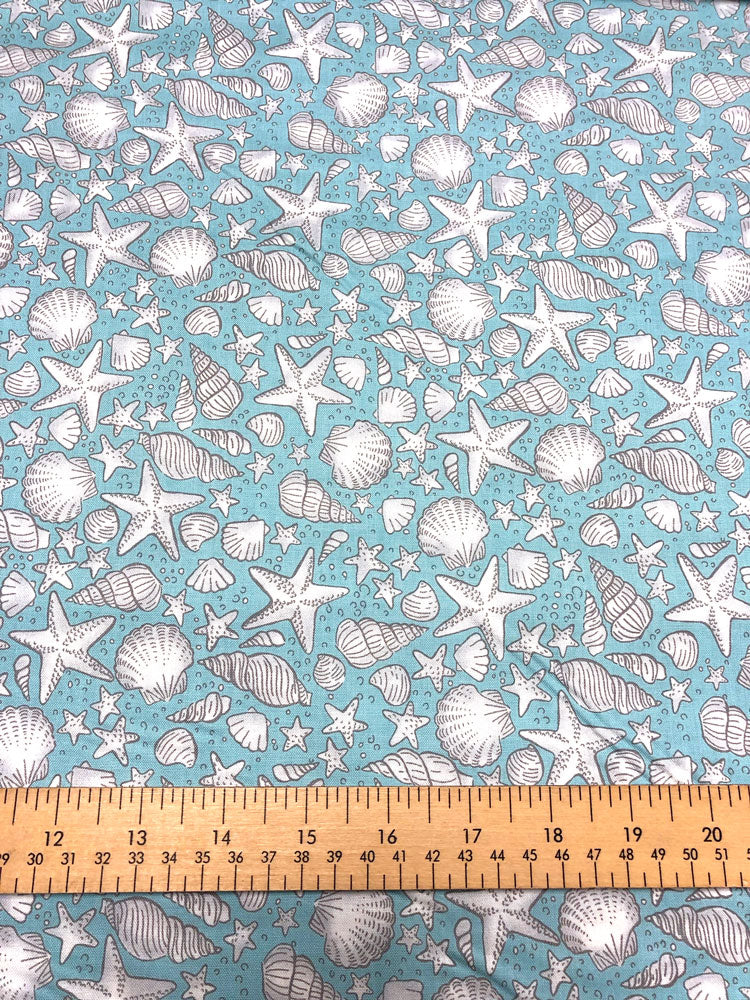 Sea Breeze - Shells - Turquoise