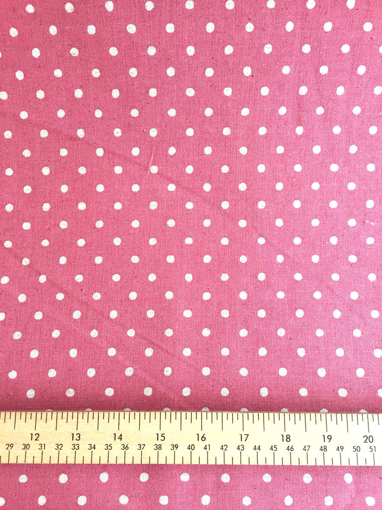 Sevenberry - Linen - Pink Spot - Craftyangel