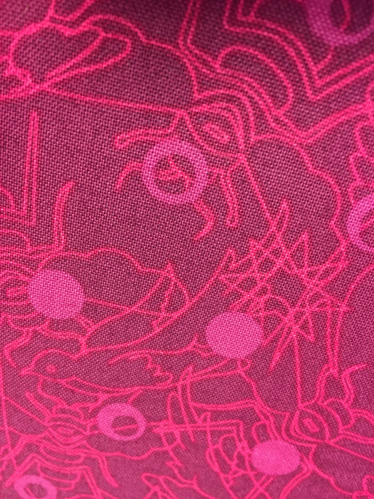 Sun Prints - Raisin - Reddish Purple - Craftyangel