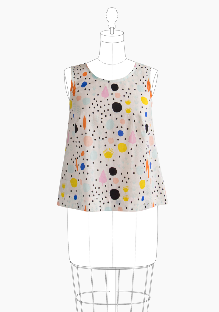 Grainline - Willow Tank dress pattern - Craftyangel