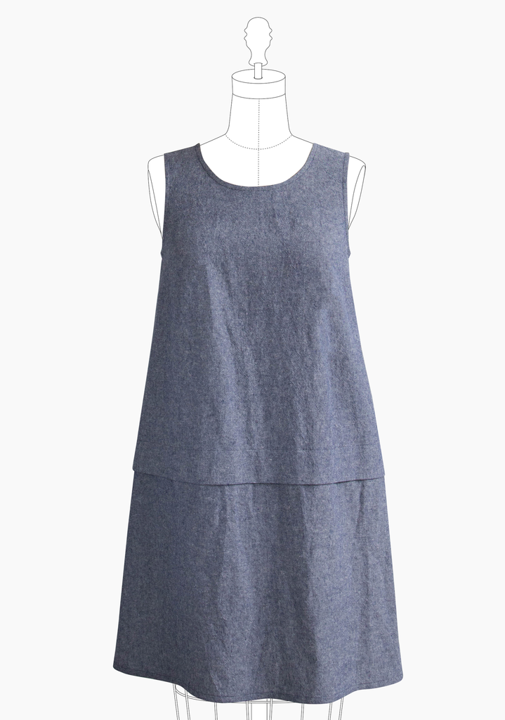 Grainline - Willow Tank dress pattern - Craftyangel