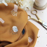 Atelier Brunette - Moonstone Ochre Fabric - Craftyangel