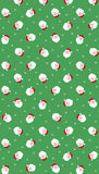 Santa Heads - Novelty Xmas - Green - Craftyangel