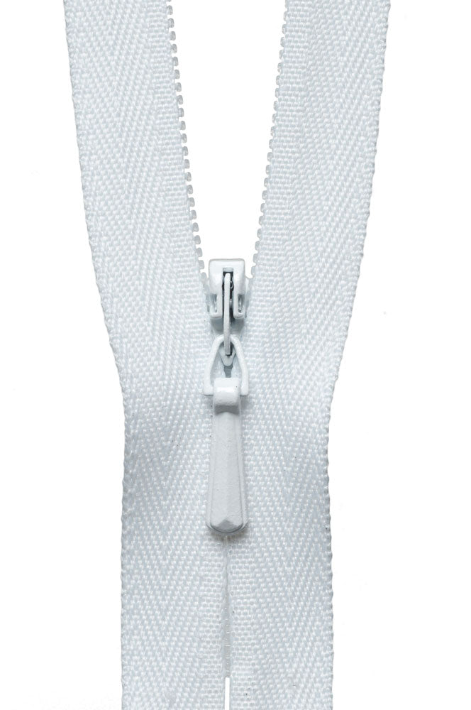 16"/41cm Concealed Zip - White (501) - Craftyangel