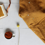 Atelier Brunette - Stardust Ochre Fabric - Craftyangel