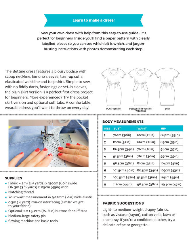 Tilly And The Buttons - Bettine Dress - Craftyangel