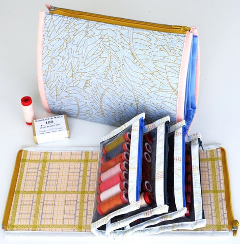 Zip Up Tray Pouch by Aneela Hoey