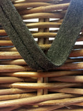 Double fold knit/tricot binding - Dark Grey Heather - Craftyangel