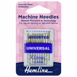 Hemline Machine Needles - Universal - Assorted Sizes 60-110 (pk of 10)