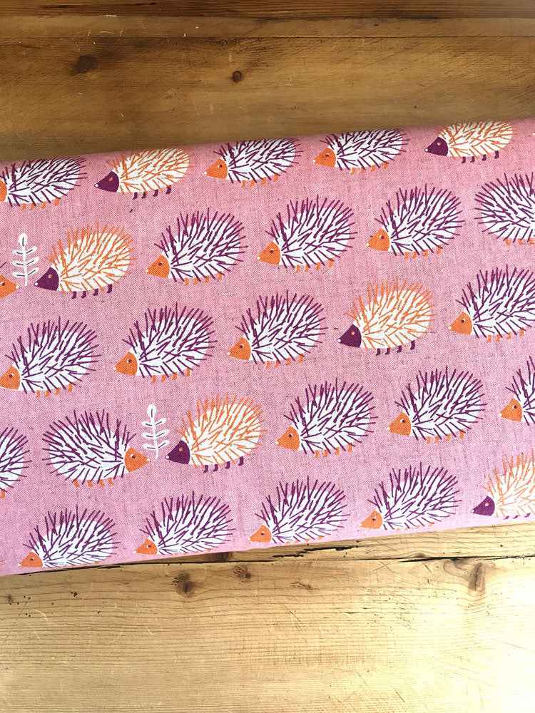 Sevenberry - Linen Hedgehogs - Pink - Craftyangel