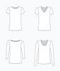 Grainline - Lark Tee pattern - Craftyangel