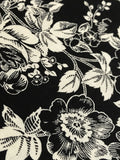Marcus Fabrics - Dark Floral - Black - Craftyangel