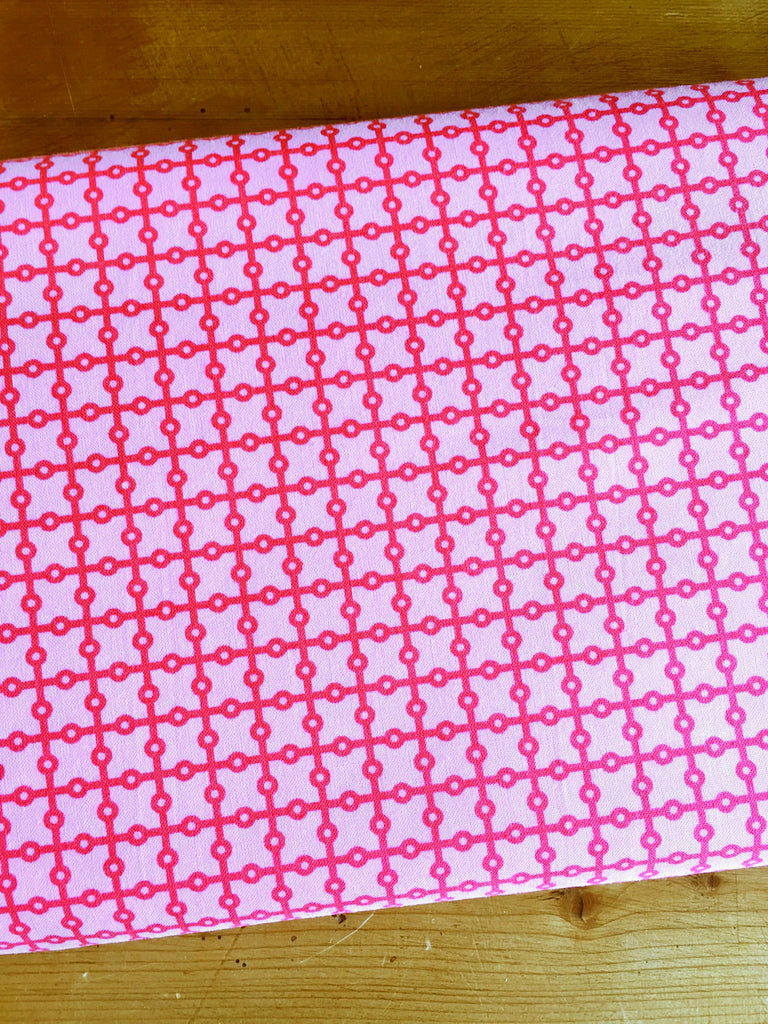 Michael Miller - Dottie Grid - Pink - Craftyangel